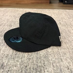 New Era Camper Black Hat - No Design